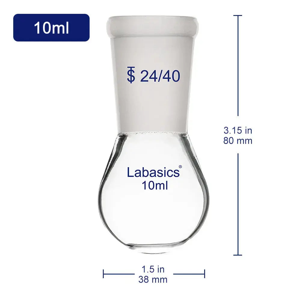 Borosilicate Glass Single Neck Recovery Flask Labasics