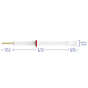 platinum sheet working electrode used in electrochemical experiment laboratory setup