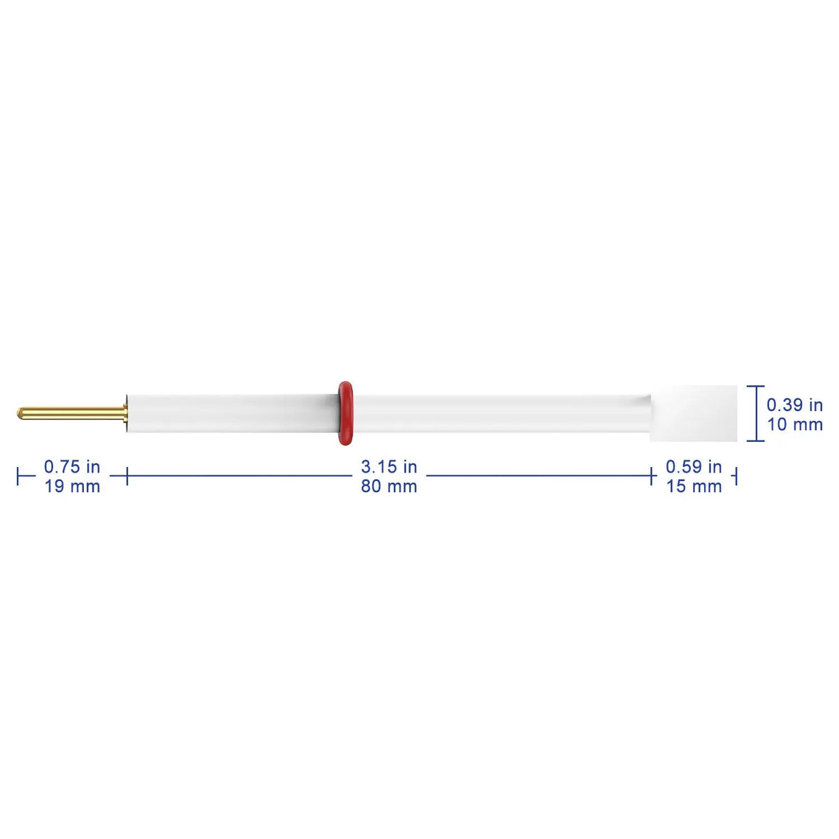 platinum sheet working electrode used in electrochemical experiment laboratory setup