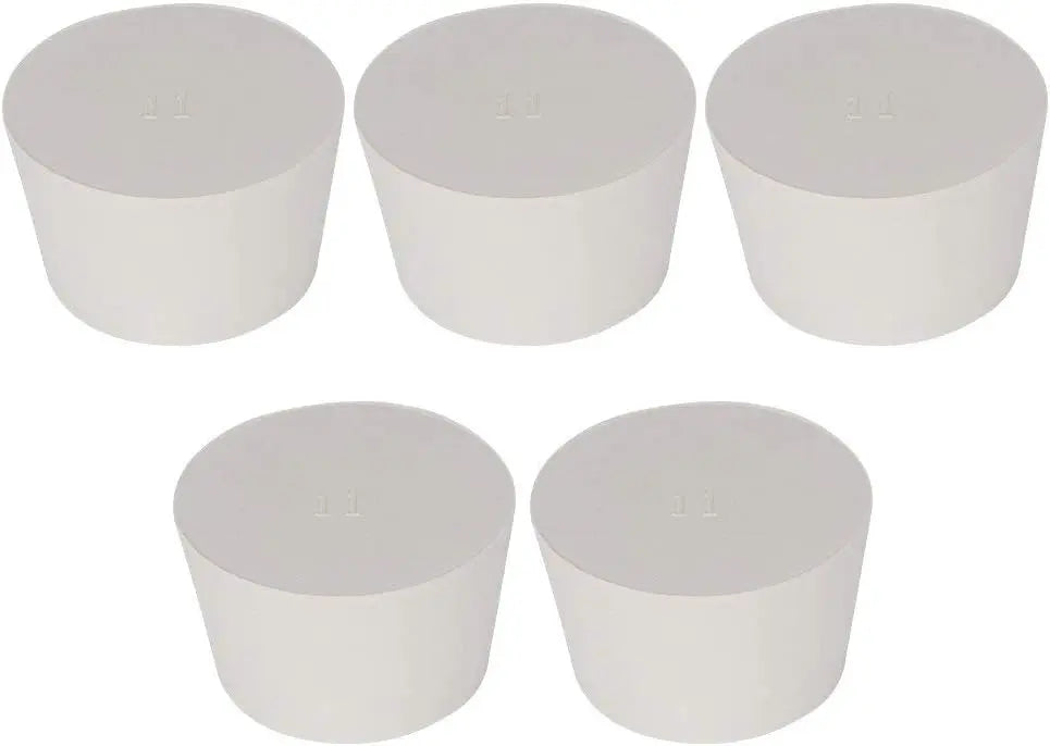 Solid Rubber Stoppers, White Labasics
