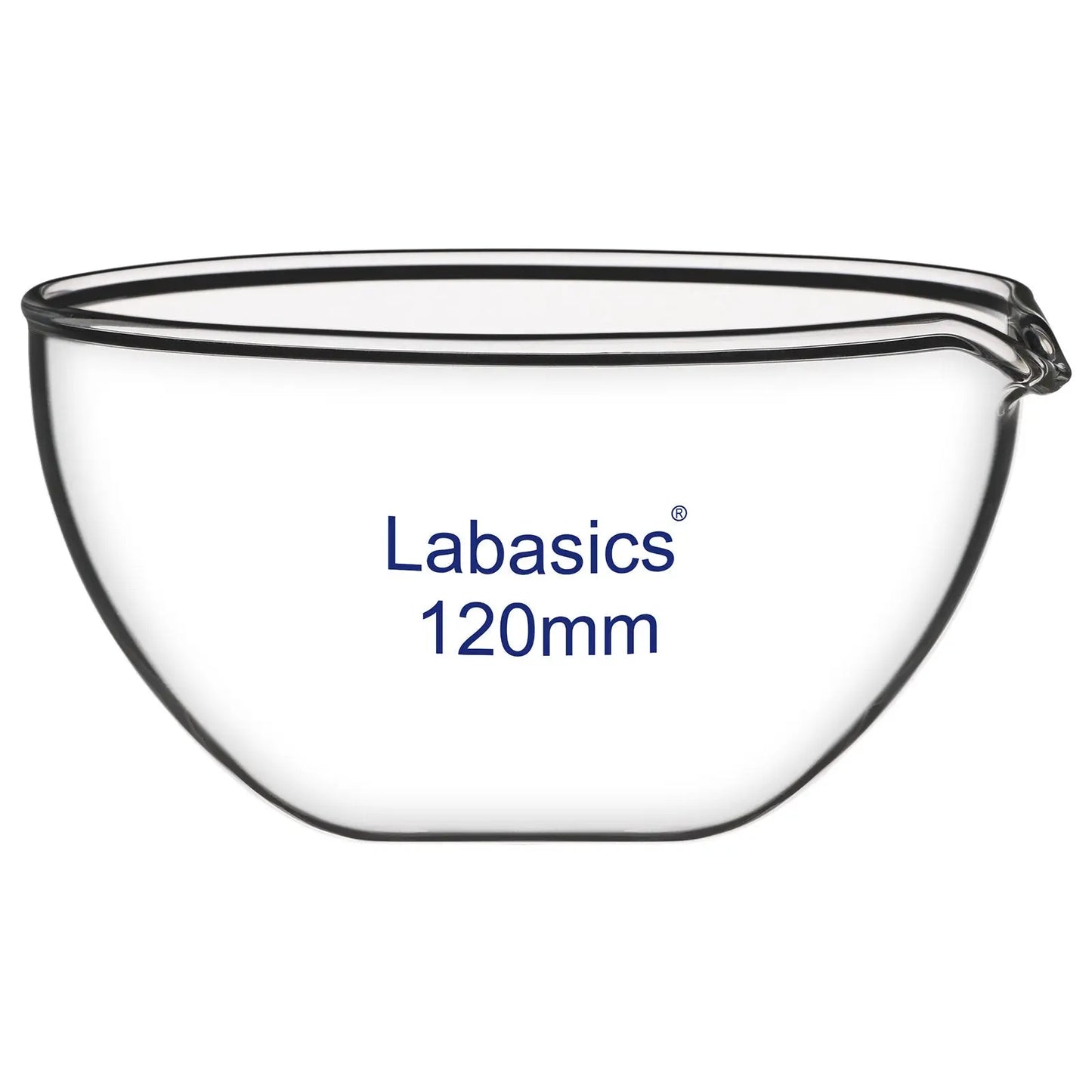 Evaporating Dish, Flat Bottom, 60-120 mm Diameter Labasics