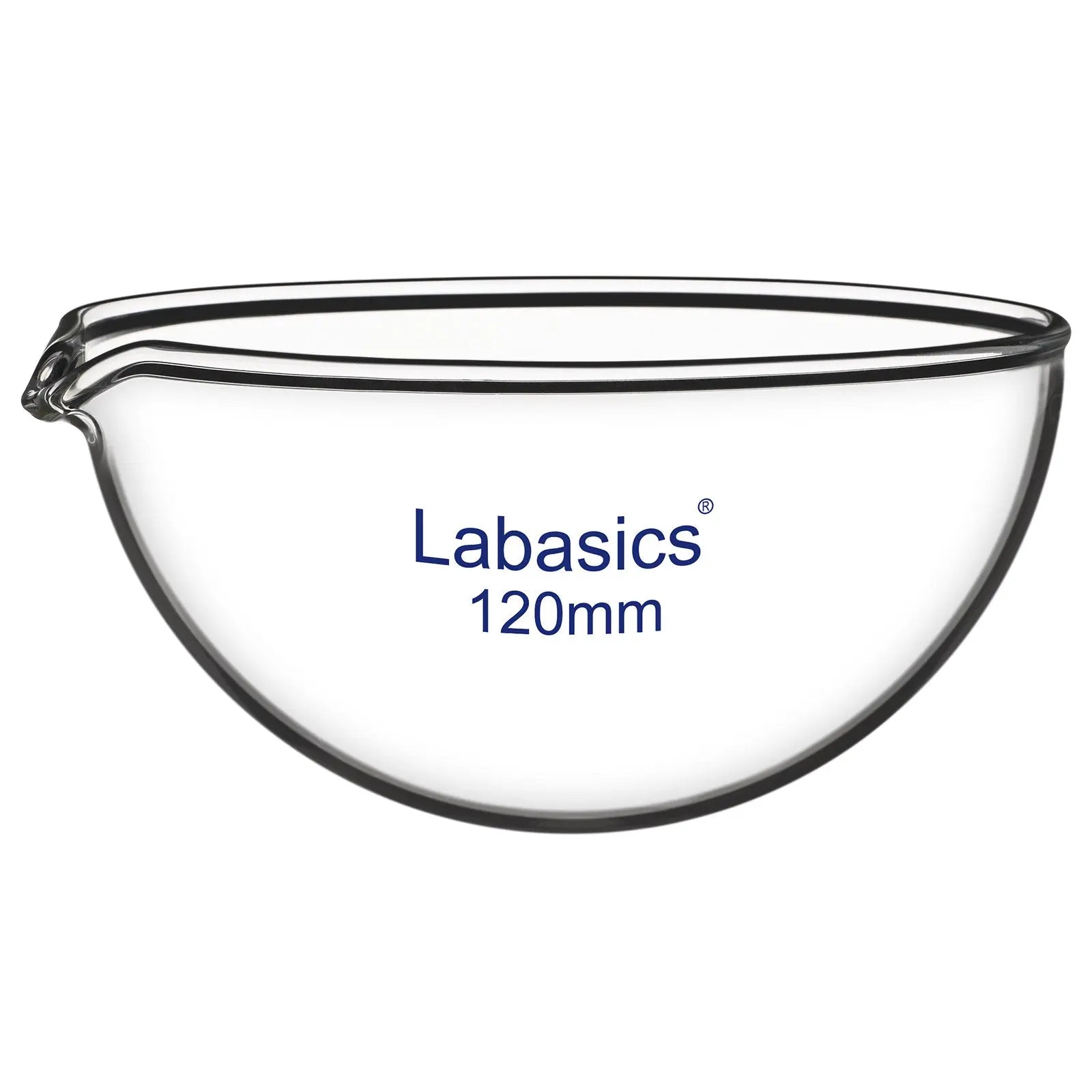 Evaporating Dish, Round Bottom, 60-120 mm Diameter Labasics