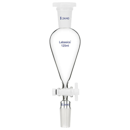 Conical Separatory Funnel, Two 24/40 Joints, 60-250ml Labasics shop