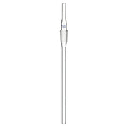 Borosilicate glass extended adapter with 8mm drip tube, 150 mm tube length, durable and reusable for lab chemical setups