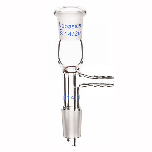 Glass Vacuum Take Off Adapter, Short Stem with 14/20 Joints Labasics