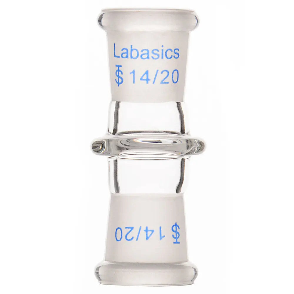 Glassware connection for 14/20 standard taper joint laboratory setup