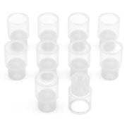 Silicone flip-top stopper for 14/20 joint glassware, flexible sealing plug, chemical-resistant silicone for laboratory sample protection