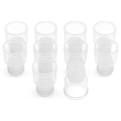 Silicone Flip-Top Stopper, Threaded Design, 10 Pack Labasics