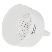 Porcelain Büchner funnel, 150 mm outer diameter, chemical-resistant ceramic, perforated plate design for laboratory filtration