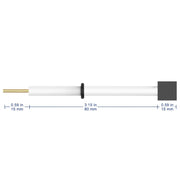 fragile graphite working electrode for experiments
