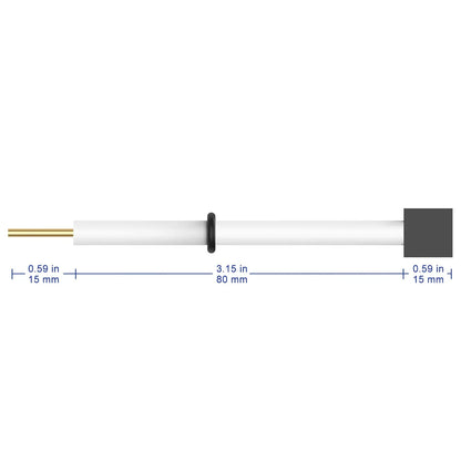 fragile graphite working electrode for experiments