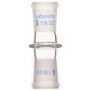 Laboratory glass adapter compatible with 19/22 standard joint systems