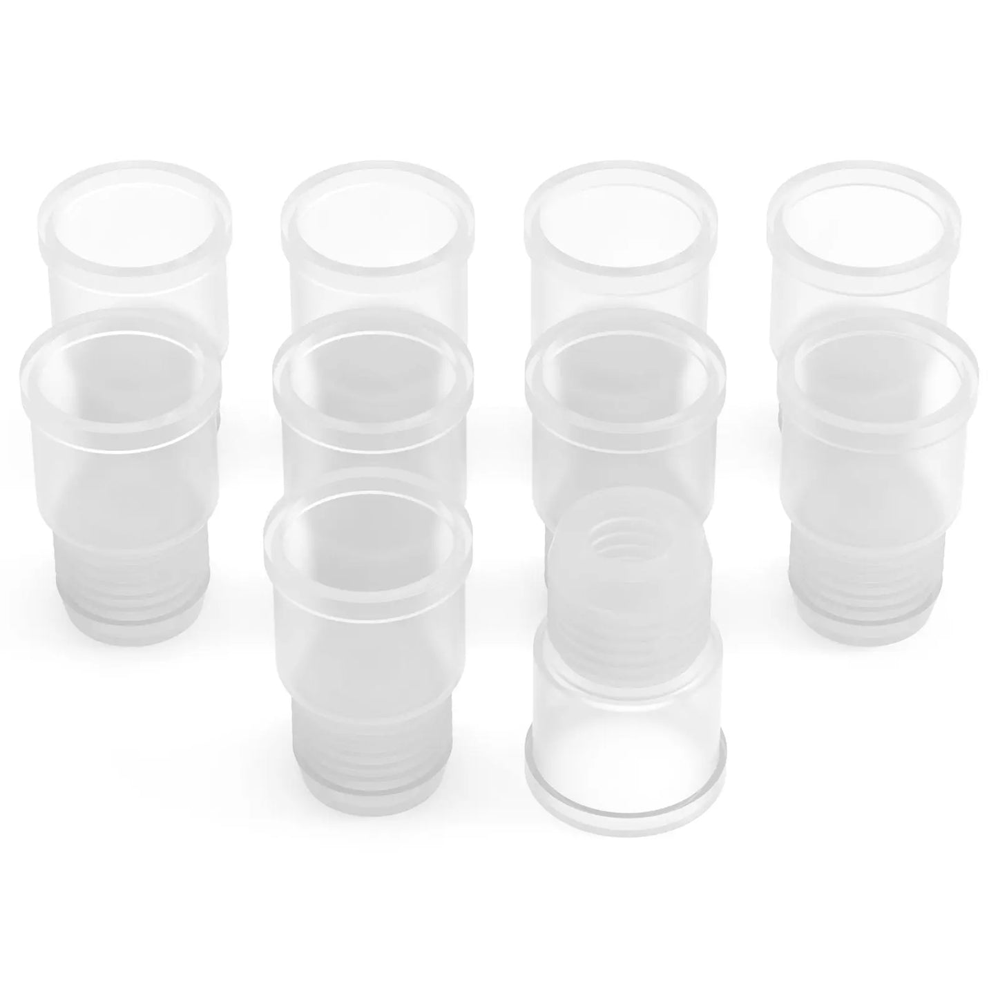 Silicone Flip-Top Stopper, Threaded Design, 10 Pack Labasics