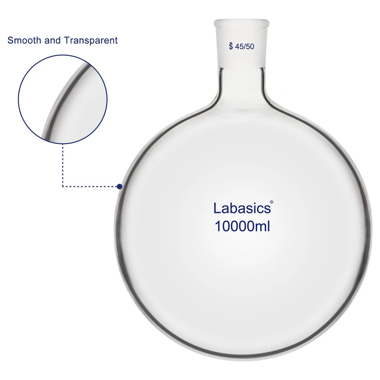 1 Neck Round Bottom Flask, 45/50 Joint, 5-20 L Labasics Shop
