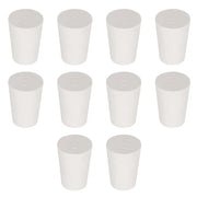 Solid Rubber Stoppers, White Labasics