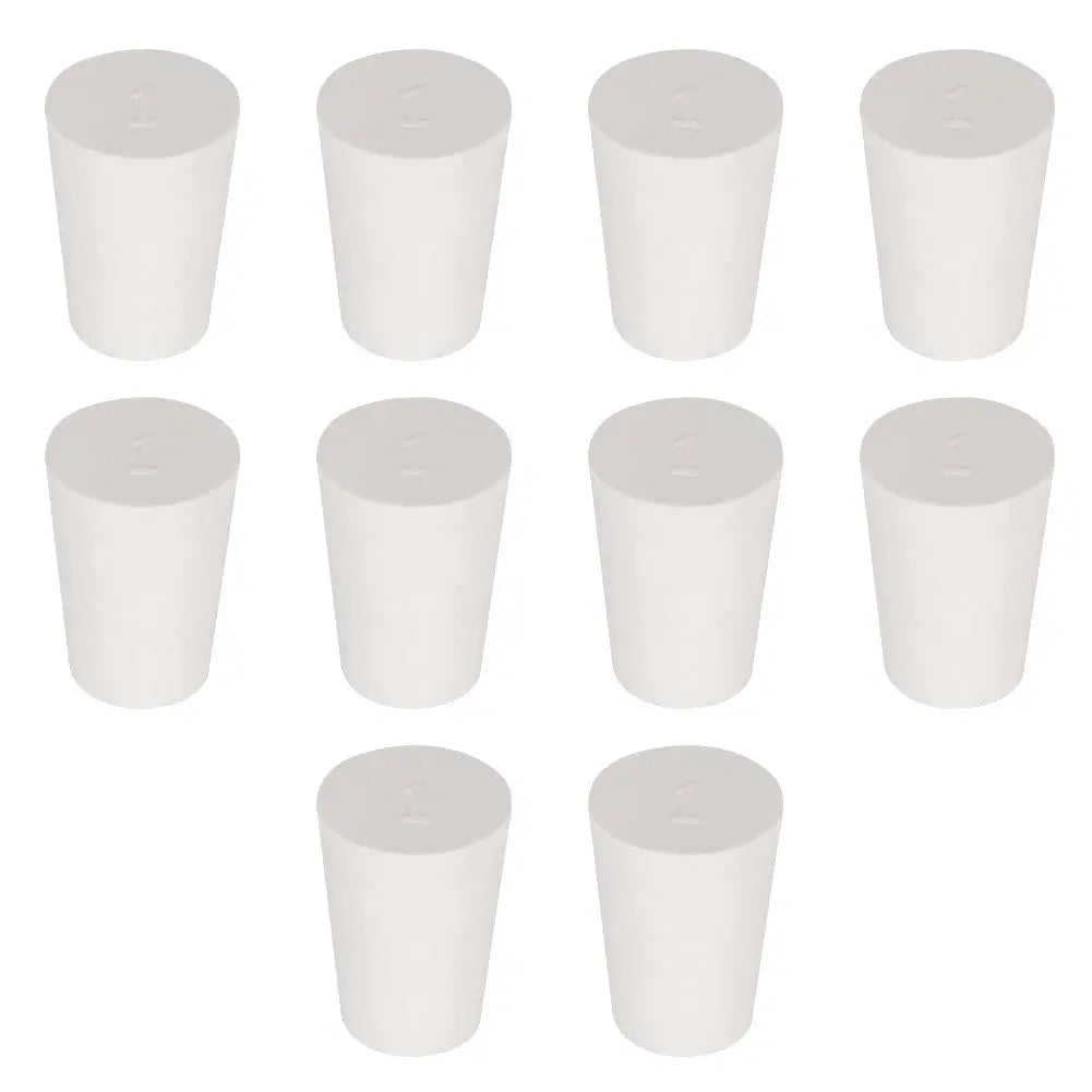 Solid Rubber Stoppers, White Labasics
