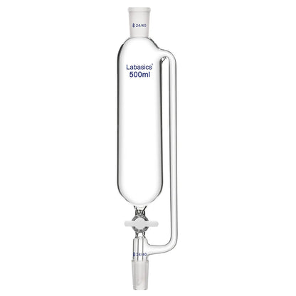 Pressure Equalizing Addition Funnel, Borosilicate Glass Dropping Funnel 24/40 Joint Labasics