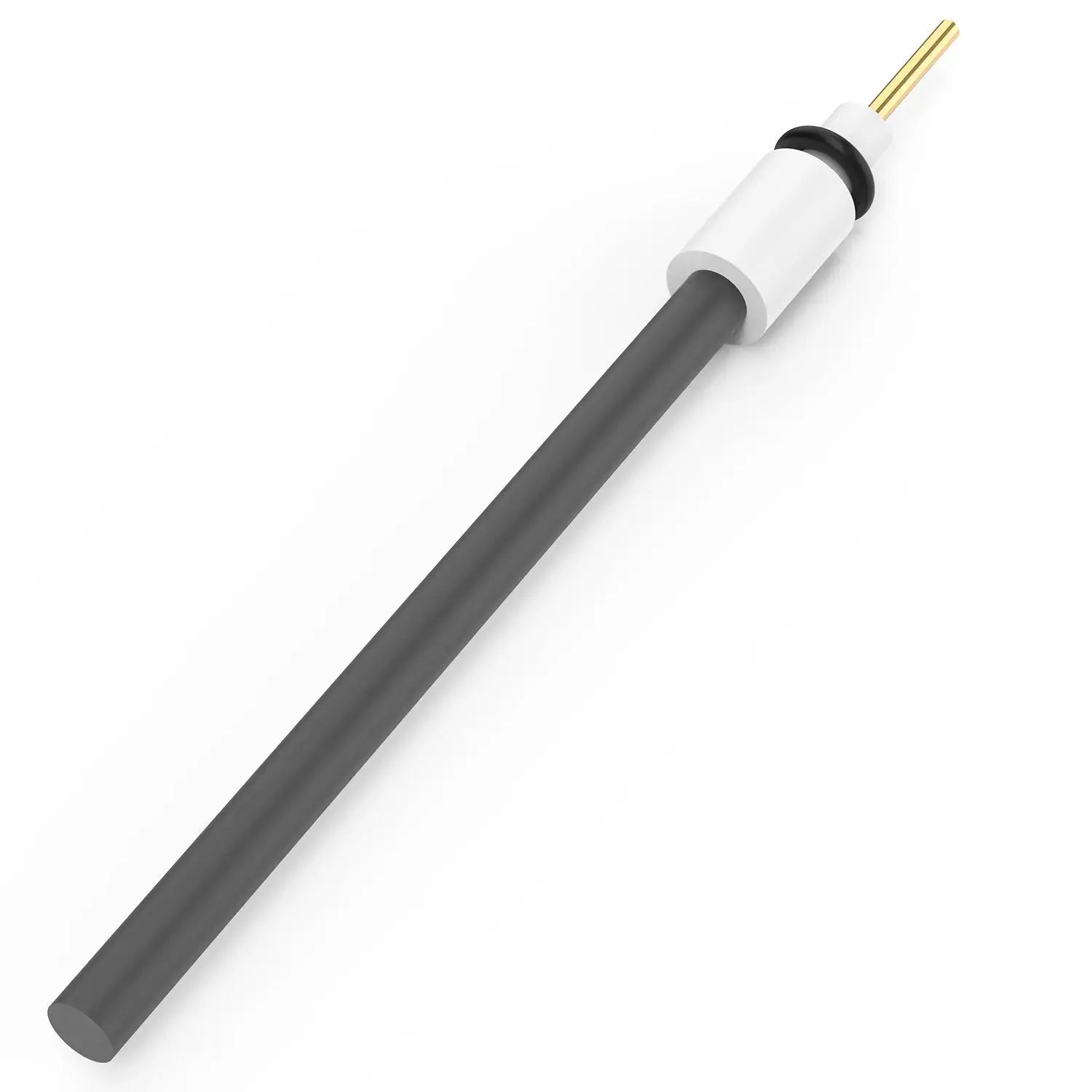 Graphite Rod Working Electrode 6×90 mm, 99.99% Pure Graphite, PTFE Body