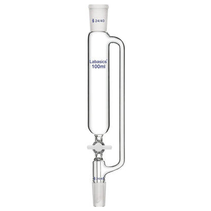 Pressure Equalizing Addition Funnel, Borosilicate Glass Dropping Funnel 24/40 Joint Labasics