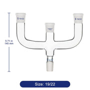 4 Way Claisen Distillation Adapter Labasics