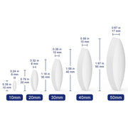 Magnetic Stir Bar Set, Model A, 5PK, 10-50mm Labasics