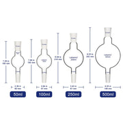 Chromatography Reservoir, 24/40 Joint, 50-500mL Labasics