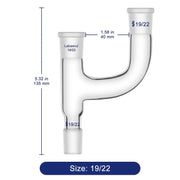 3 Way Claisen Distilling Adapter Labasics