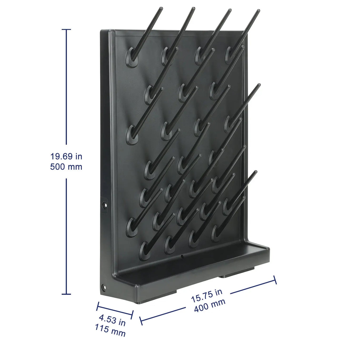 Drying Rack with 27 Detachable Pegs and Water Outlet Hose Labasics