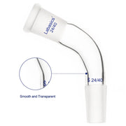 Glass Distillation Adapter,  105 Degree Bent, 1 Pack Labasics