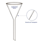 Glass Funnel, Short Stem, 2 Packs Labasics