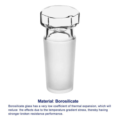 Glass Hollow Stopper, Hex Head, 1 Pack Labasics