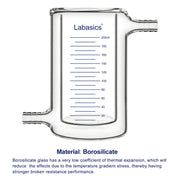 Jacketed Beaker for Thermal Control, 200 ml Labasics