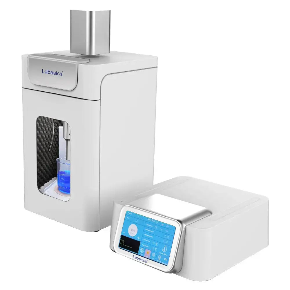 Side view of Intelligent Ultrasonic Homogenizer showing overall design
