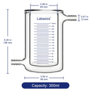 Jacketed Beaker for Thermal Control, 200 ml Labasics