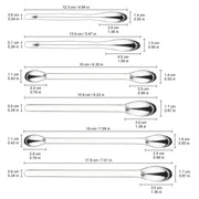 11 Pcs Lab Micro Spoon and Spatula Set Labasics