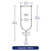 Dropping Funnel, 250-500ml Labasics