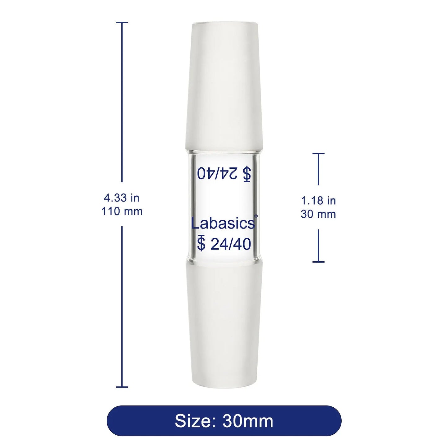 US-LB-WM-Straight-Adapter-24/40-30mm Labasics