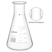 Glass Wide Mouth Erlenmeyer Flask Labasics