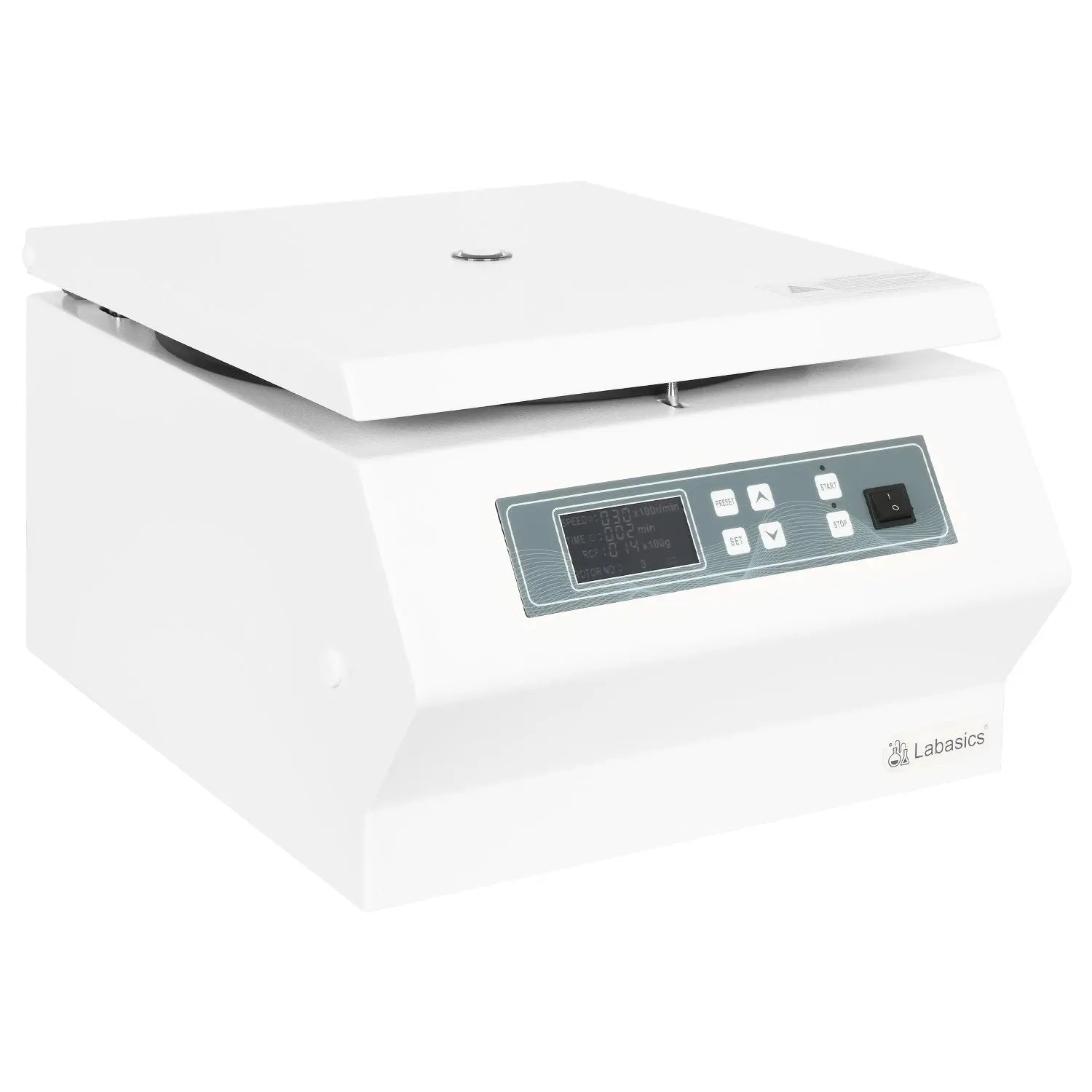 Low-Speed Digital Centrifuge, 4000 RPM Max Speed, 2600xg Max Centrifugal Force, Swing Rotor Labasics