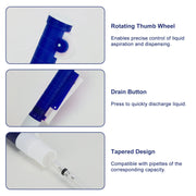 Pipette Pump, Compatible with 2/10/25 mL Transfer Pipettes Labasics