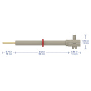Platinum Sheet Electrode Holder, PEEK Casing Labasics shop