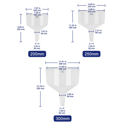Porcelain Buchner Filter Funnel, 60-300 mm