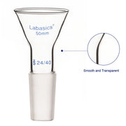 Glass Short Stem Powder Filter Funnel with 24/40 Inner Joint Labasics