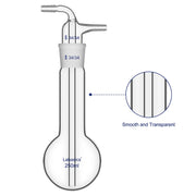 Spherical Vacuum Cold Trap with 10 mm Serrated Hose Connector for Vacuum Tubing