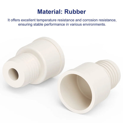 Rubber Flip-Top Stopper, Threaded Design, 10 Pack Labasics