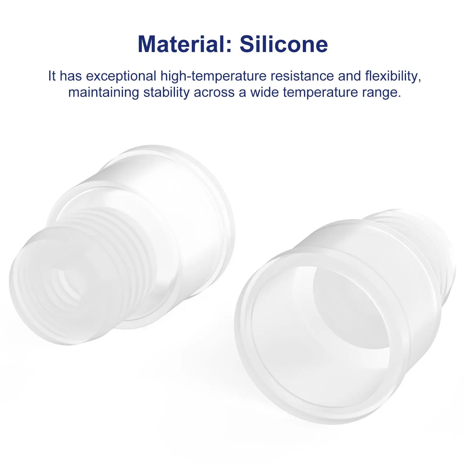 Silicone Flip-Top Stopper, Threaded Design, 10 Pack Labasics