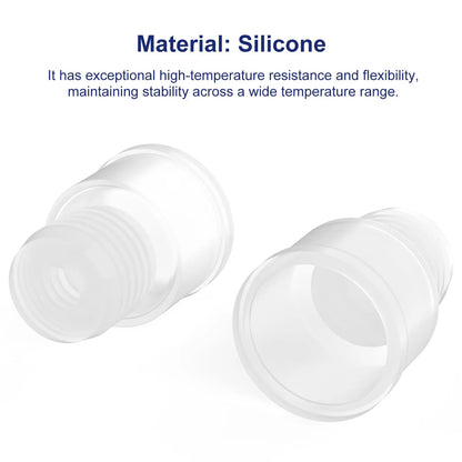 Silicone Flip-Top Stopper, Threaded Design, 10 Pack Labasics