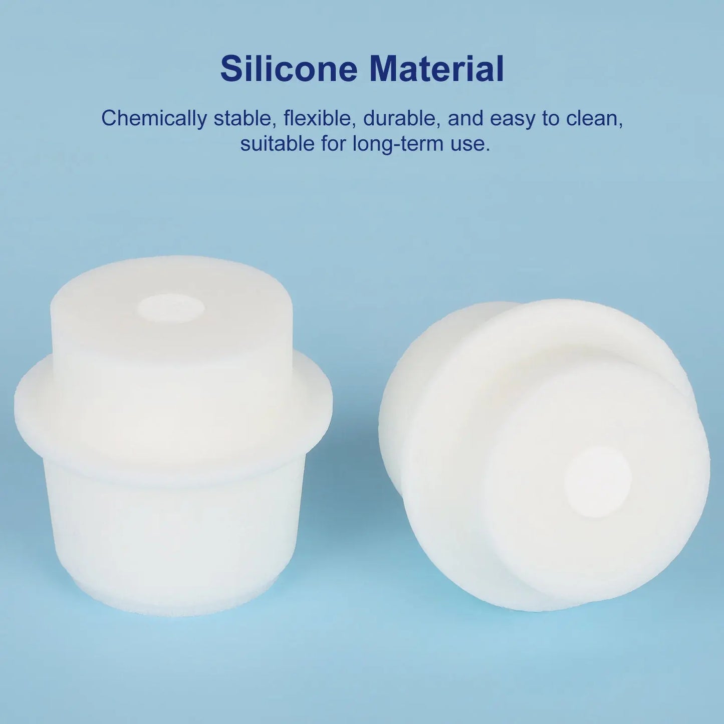 Silicone Stopper, with Detachable Glass Frit, 3/5 Pack Labasics