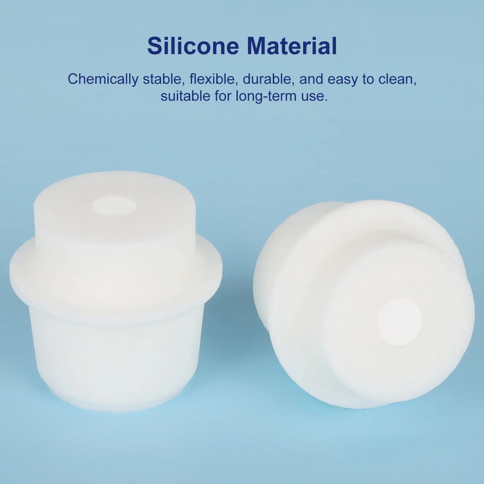 Silicone Stopper, with Detachable Glass Frit, 3/5 Pack Labasics