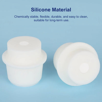 Silicone Stopper, with Detachable Glass Frit, 3/5 Pack Labasics
